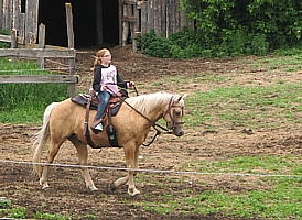 Emily on horse